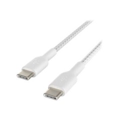 Belkin BOOST CHARGE 1m USB Type-C Cable - Premium Quality, Fast Charging, Durable & Stylish White Design